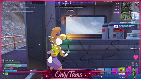 fortnite with gang gang