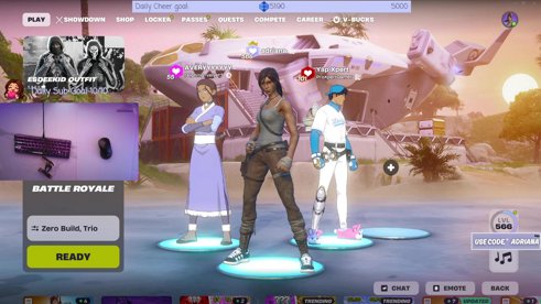 Stream Crashed But We Back 💜 | use code “adriana” in the fortnite item shop | !socials !discord !map