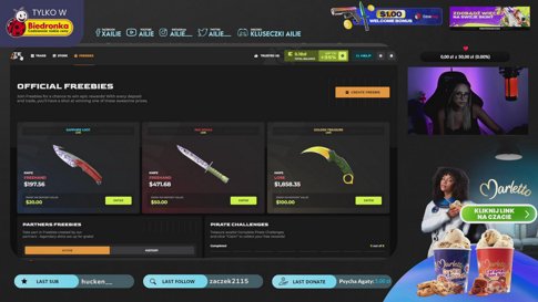 Losujemy skinka i gramy faceitki! | giveaway na !casehug | +18