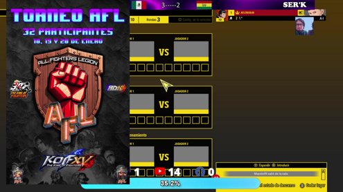 LIGA DE KOF XV Y FATAL FURY