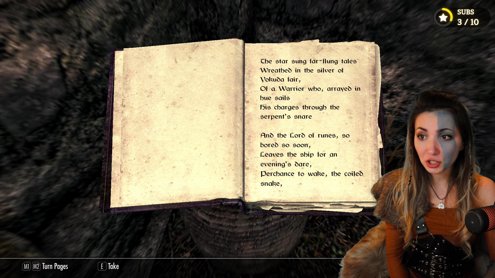 ⚔️ My First Time in Skyrim [Expert, No Mods] DAY 2 ❤️ Viking Cosplay Vibes | @Anjelica_Asa !PP !Social !Map