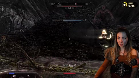 ⚔️ My First Time in Skyrim [Expert, No Mods] DAY 2 ❤️ Viking Cosplay Vibes | @Anjelica_Asa !PP !Social !Map