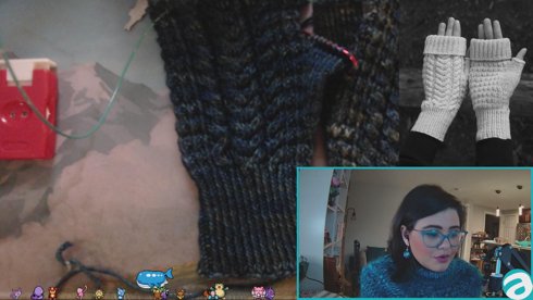 🎶 i have seen a century of loss 🎶 | timber mitts, day 13 | !project, !yarn | knitting and jazz (: