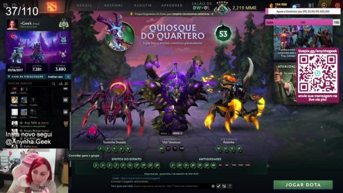 RANKDS / Cogite apoiar a stream !pix !comandos @g4tts