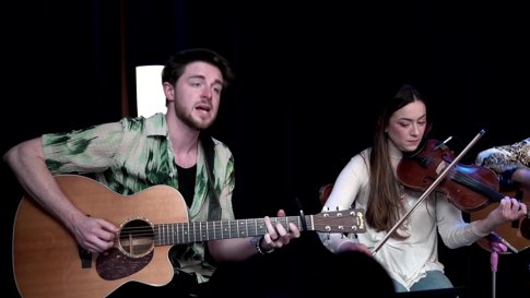 Jaded Jams in RCA Victor Studios with @djclancy @joplaysviolin @nickblackmusic (: