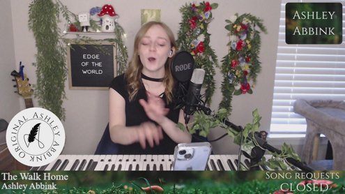 Singing and Chilling! | Presave My New Single Edge of the World! | @ashleyabbink on all socials