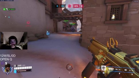 PLAYING COMP OPEN QUEUE, PLAYING WITH @ventureotp_ow