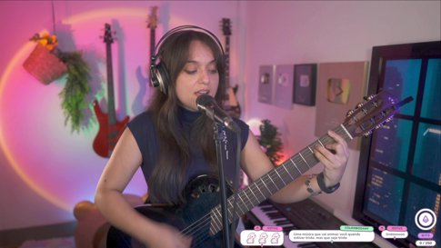 sua playlist ao vivo