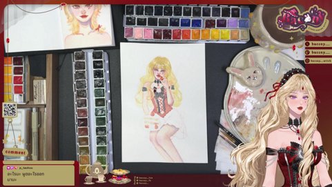 (Watercolor) สีน้ำ D-28