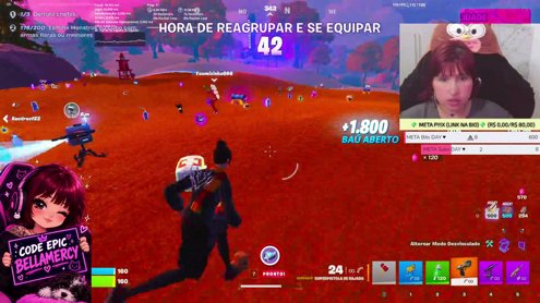 ✨ Jogando com o CHAT! |  CODE EPIC: BELLAMERCY ✨  | +18 ✨