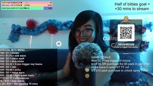 ASMR | Slime, Bath Hairband, Coconut, Visuals !mushroom !yt !vods !socials