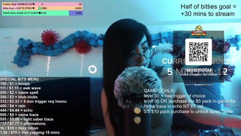 ASMR | Slime, Bath Hairband, Coconut, Visuals !mushroom !yt !vods !socials