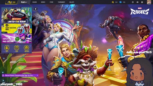 Happy Saturday ❤︎ Killer duos with @AshJenova then some Marvel Rivals┊20/100 !plus┊ !goal