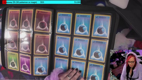 Finally showing my pokemon cards and cosplay stream!