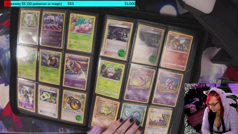 Finally showing my pokemon cards and cosplay stream!