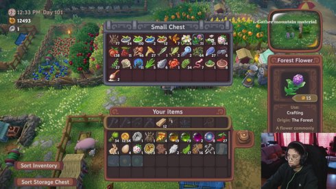 Grinding materials and figuring out my farm land - Wow two days in a row!