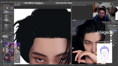 Pintando a Benito 😊