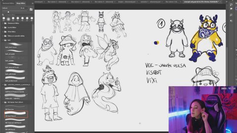 @streamersclash unboxing & chatting a následuje  art stream- character design