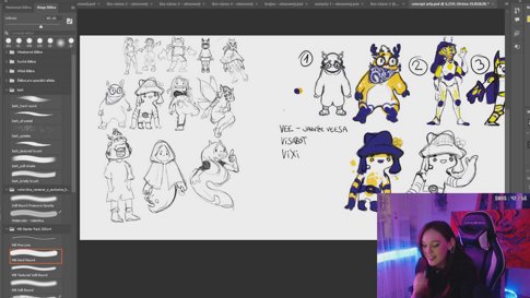 @streamersclash unboxing & chatting a následuje  art stream- character design