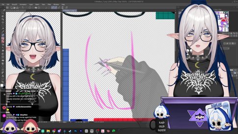 Art , Work With Me | Finishing the Hair + Custom Textures for EmoteLab Emotes