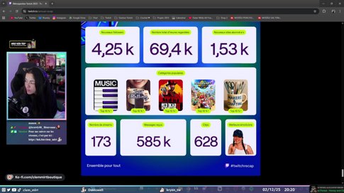 coucou j'ai rebougé mon setup et installé mon sapin | !rs !boutique !HOLY !hyperX !radio