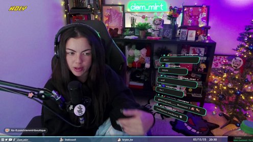 coucou j'ai rebougé mon setup et installé mon sapin | !rs !boutique !HOLY !hyperX !radio