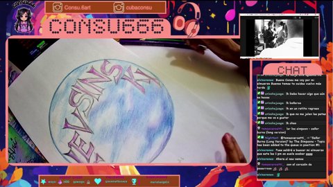 Volvii!! Pintamos? uwu👾!Sr Request your song <3 🎙️🎧⏸️ 🎧#Estesiesmiaño 🖤