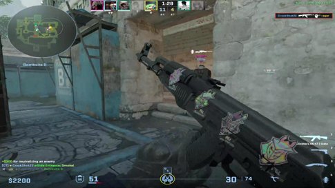 two clowns playing faceit