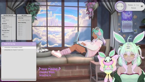 [2/4 pomo 50/10] come study with me | coworking -> ff14 unlocking relic and dailies | !sweet !task !done