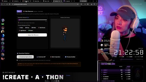 日本語字幕・12HR Birthday !CREATEATHON Kick-Off・Learning Godot ・50/10・ @cybersteffie !PFP !ENTER