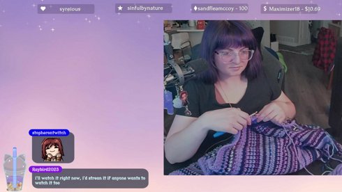 crochet & chill ♡ !fish !socials !discord