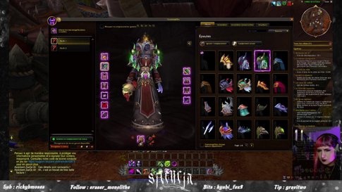 🔮 transmog : making new outfits for all my characters 🦇