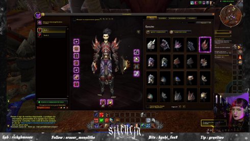 🔮 transmog : making new outfits for all my characters 🦇