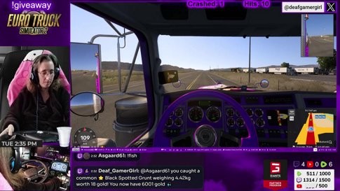 [FR/ENG]  ❤v1.58 testing; Trucking, How many crash? How Many hits cars?! !giveaway ! ❤