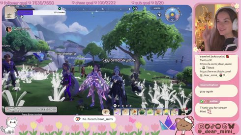🌷 DROPS 🌷✿ flower bloom event & bundles! ˚˖⋆👒🌻🐝 ✿ ꒰Lurker & Beginner Friendly꒱✿ ┃ !drops┃!subtember┃!socials┃!kofi┃!throne [CC💬] ♡