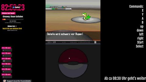 [SUBATHON PAUSE] Chat plays Pokémon | ab ca 08:30 Uhr geht's weiter | !goals !subathon | !streamplan