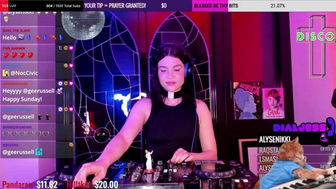 DISCO CHURCH w/ Father Dial Jess - disco and uplifting house for the sinners of Twitch. Salvation guaranteed!