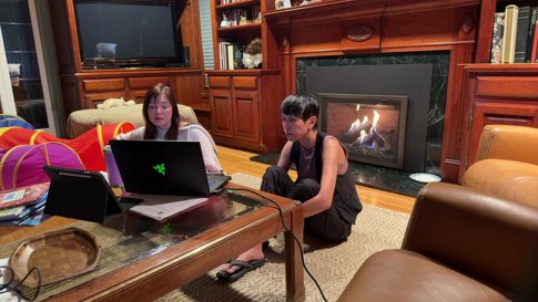 Eek with @Nightingale019 & @Wearshats