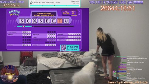 !48 !subathon 3 YEARS LIVE 24/7 STREAM-A-THON FOR 1104 DAYS !Record !Sub !Social !Discord