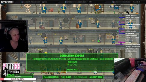 uhhuh ahhah -- survival no powerarmor -- !TTS --