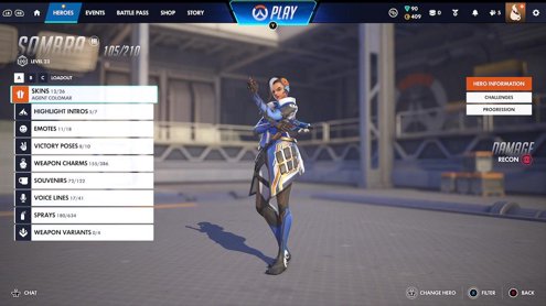 Chilling nightly gaming of OW2