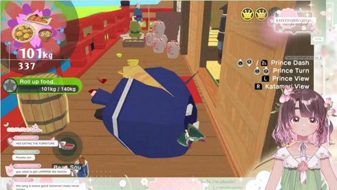 【Once Upon A Katamari Pt 2】 Making Big Balls! 🐝🌸【Phoebe Chan | フィービー・チャン 】#densetsuexe