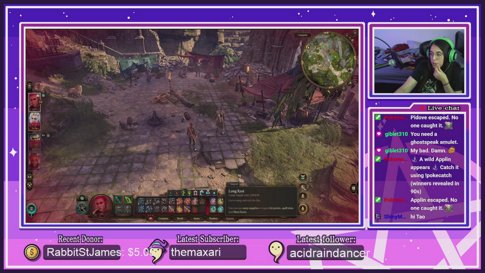 TheMaxari presents: More Baldur's Gate! Gorgeous strimmer and @elemanic67 😼!ken 😼 !ussy 😼!ee 😼!doggos 😼Max