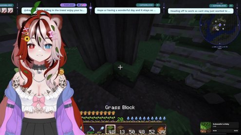 [minecraft] block game make serotonin go brrr...! ✧˚ · . 🌿🤍 ENG — @fiofloof — !clip !discord !music