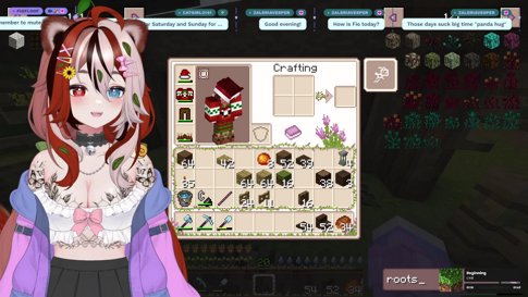 [minecraft] block game make serotonin go brrr...! ✧˚ · . 🌿🤍 ENG — @fiofloof — !clip !discord !music