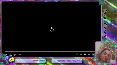 A24 yass lawrdt👾💀🖤maybe Hair Day Foxy 💜😏👀🍸 short stream 💫 Support Ya Foxy Loves 💙💛