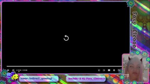 A24 yass lawrdt👾💀🖤maybe Hair Day Foxy 💜😏👀🍸 short stream 💫 Support Ya Foxy Loves 💙💛