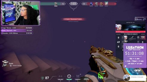 LIZBATHON - COSPOBRE DE TEJO -  !subathon !danielhatano !noping !neverest !kaspersky !curralzinho