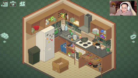 j'suis malade alors on va ranger des cartons