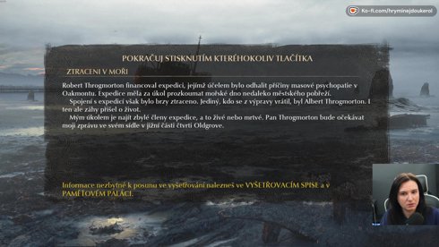 27.01.2026 #4 | 🐙 Město jde ke dnu! The Sinking City Remastered - First Feel! 🐙 | !bojujne